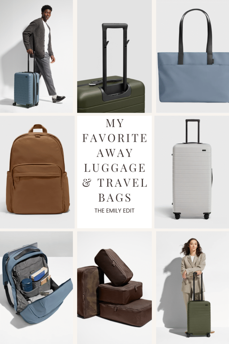 My Favorite AWAY Luggage & Travel Bags: 9 Must-Haves for Frequent Travelers
